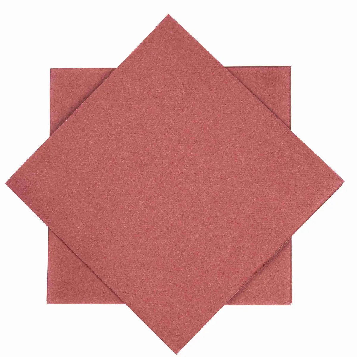 Serviett airlaid 40x40cm mørk rød