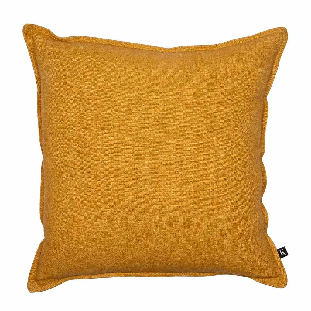 Putetrekk Daisy 48x48cm sennep