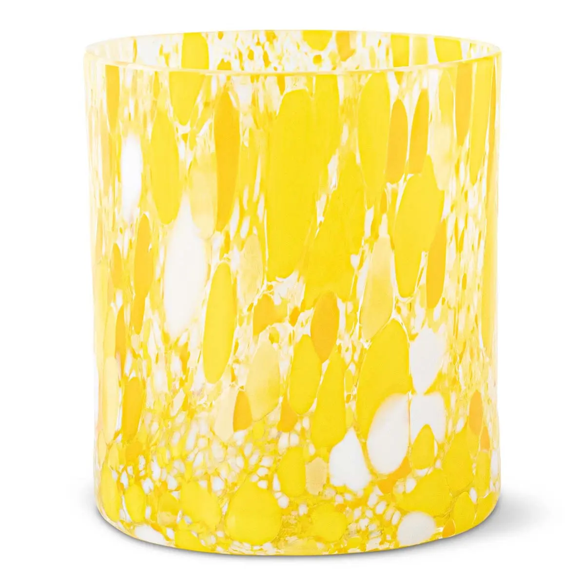 Magnor - Swirl drikkeglass/lykt gul