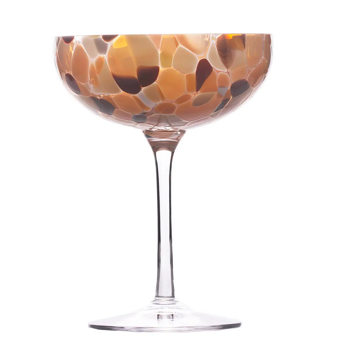 Magnor - Swirl Champagneglass, brun