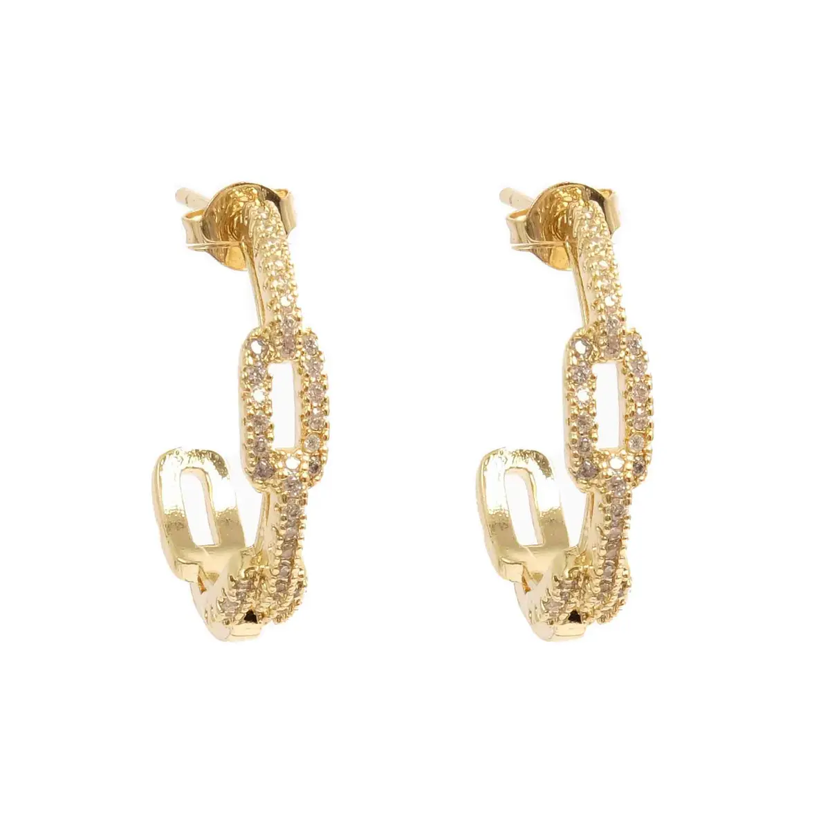 Glitrende hoops, lenke-form, G