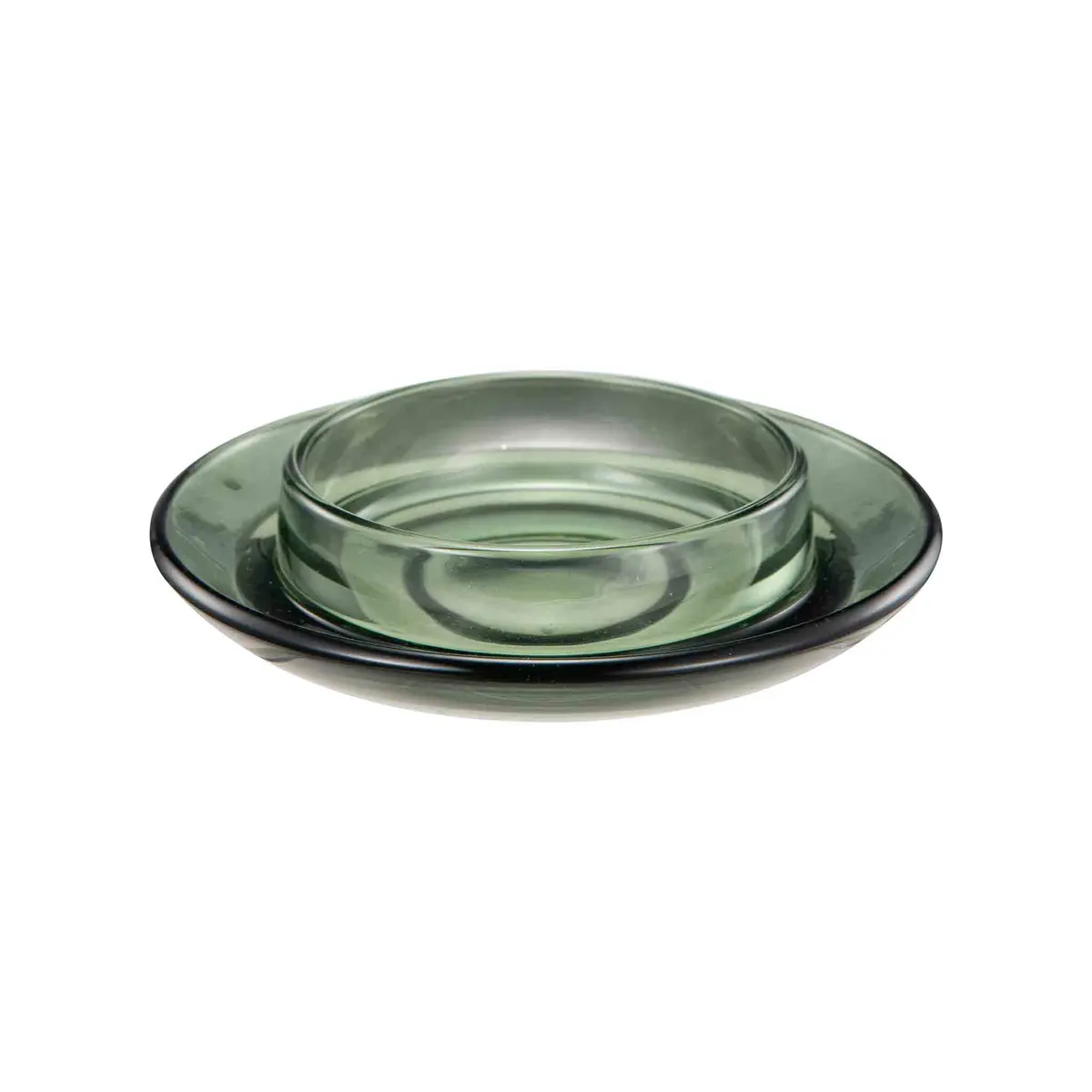 Lysholder Leo 14cm grønn
