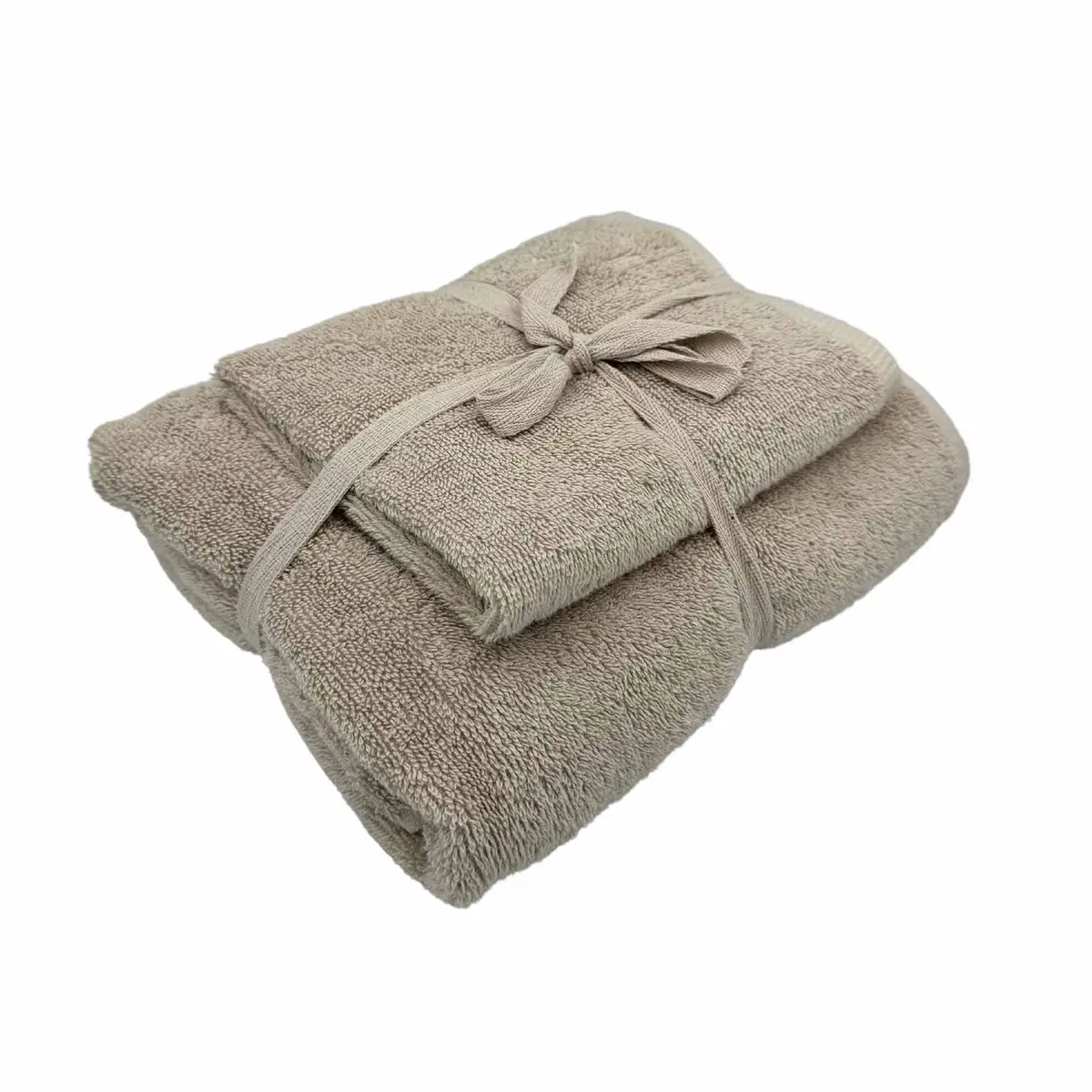Håndklesett 2 pk beige