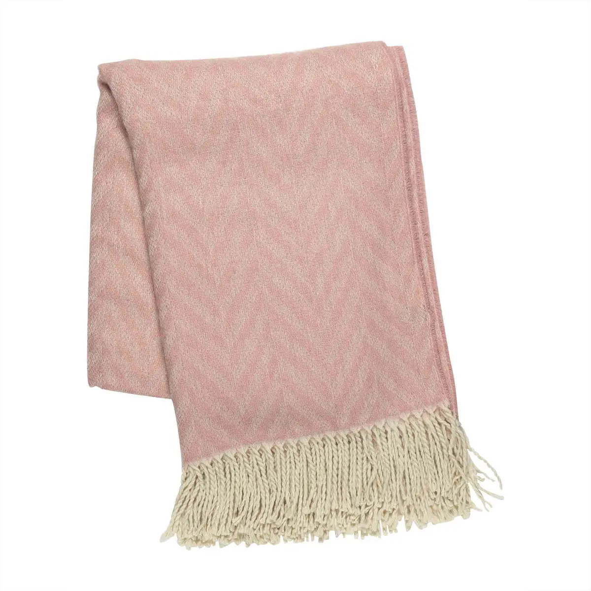 Pledd ZigZac 130x170 cm rosa