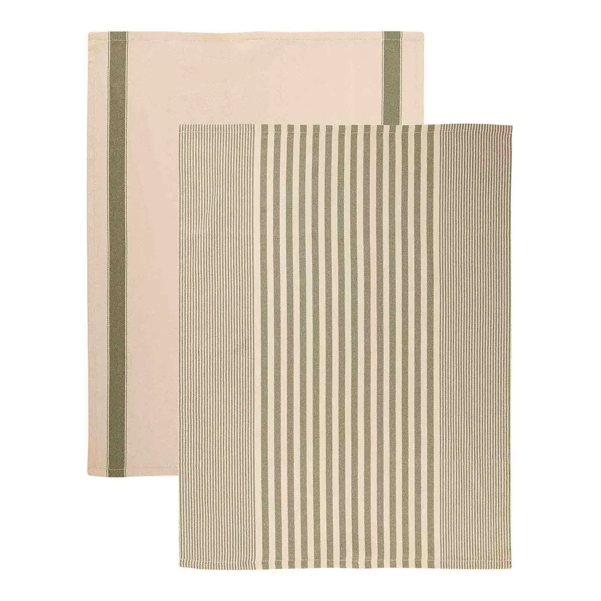 Kjøkkenhåndkle Georg 50x70 sett oliven