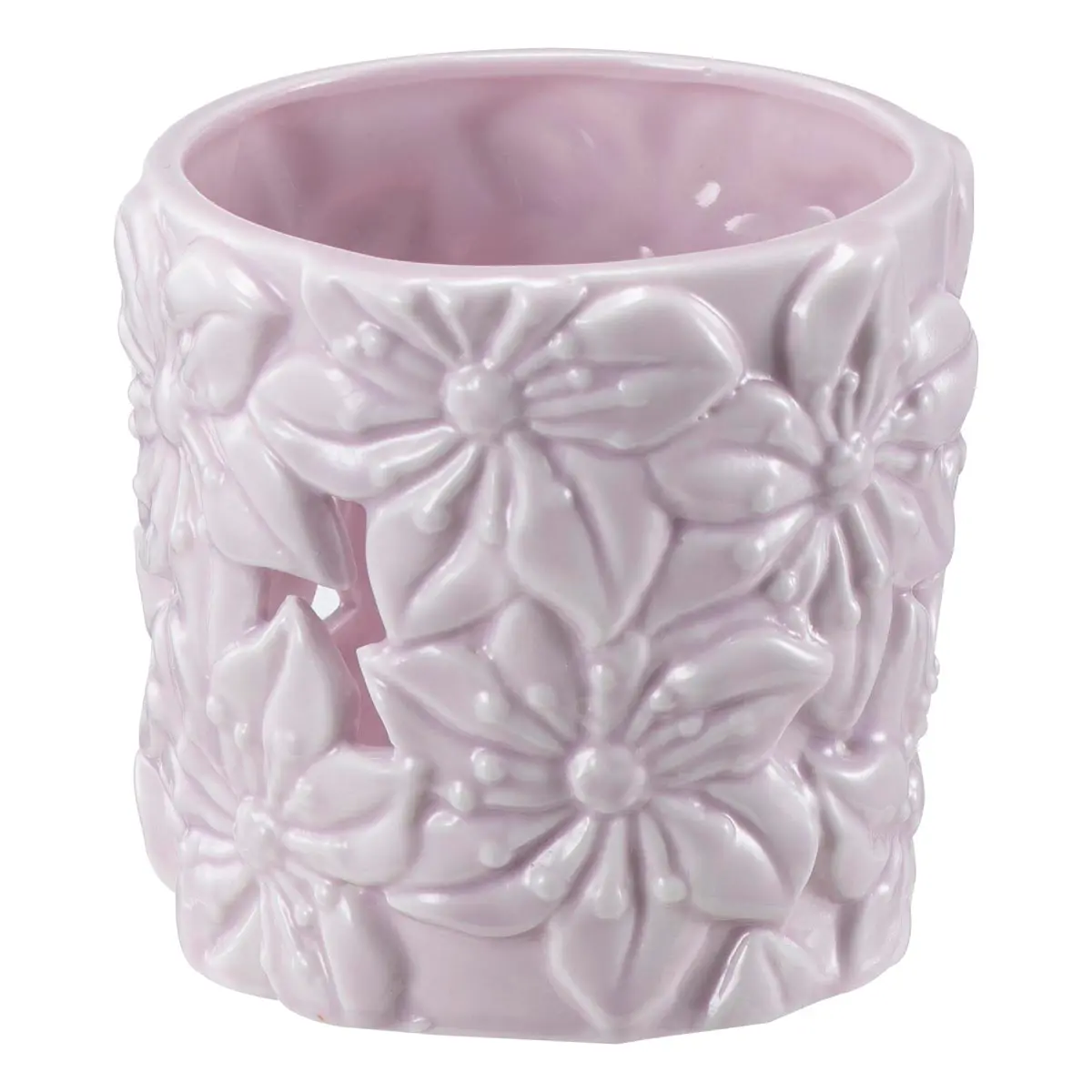 Telysholder Lilla blomst 8,6 cm