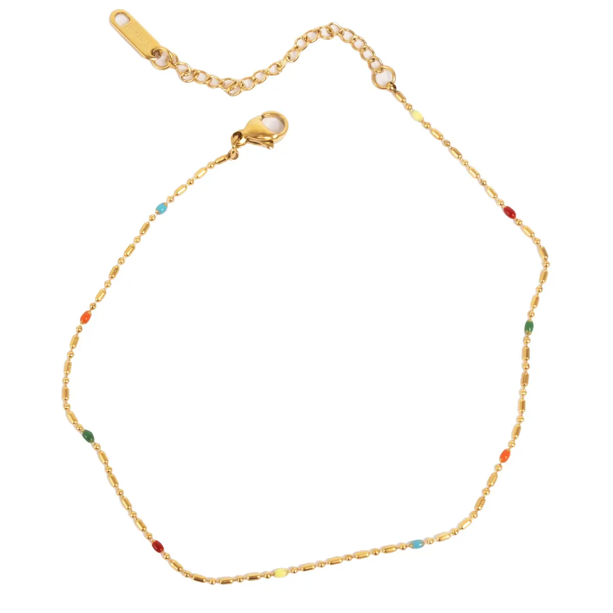 Anklet med emalje, Gull