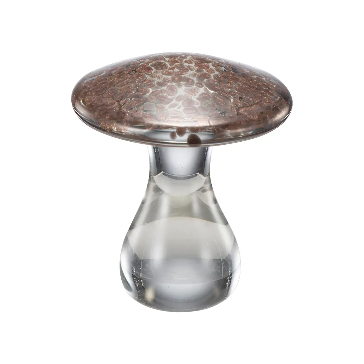 Dekorfigur Sopp i glass 10,5 cm