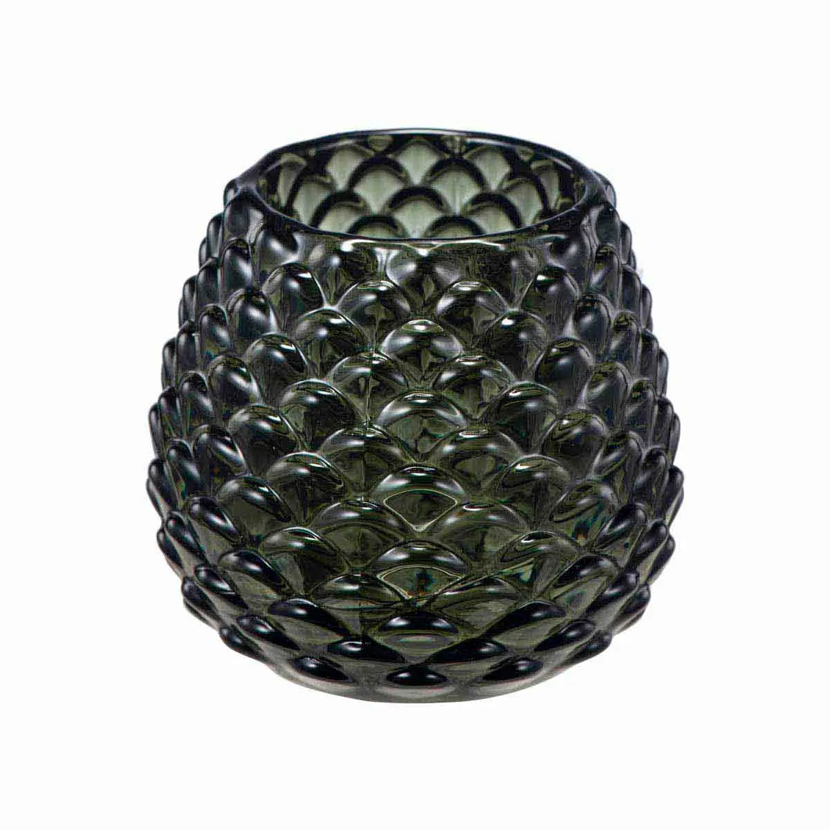 Telysholder Kongle 10cm grønn