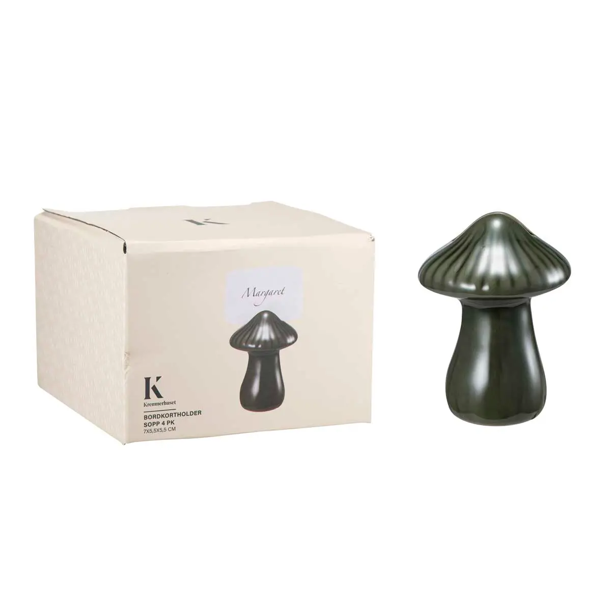 Bordkortholder sopp 4 pk