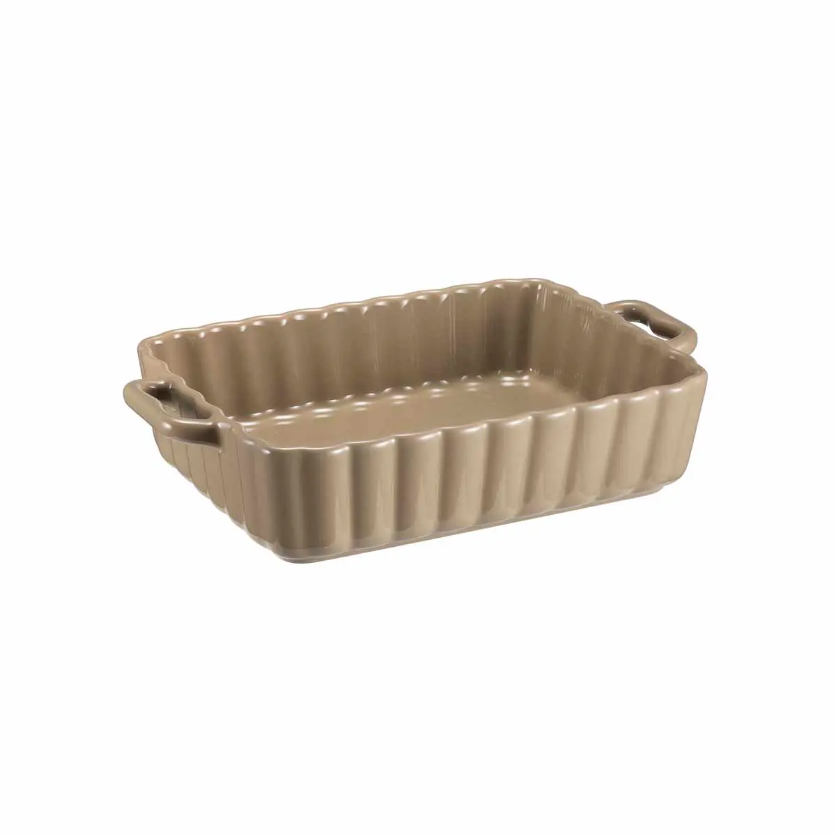 Ildfast form 25 cm mørk beige