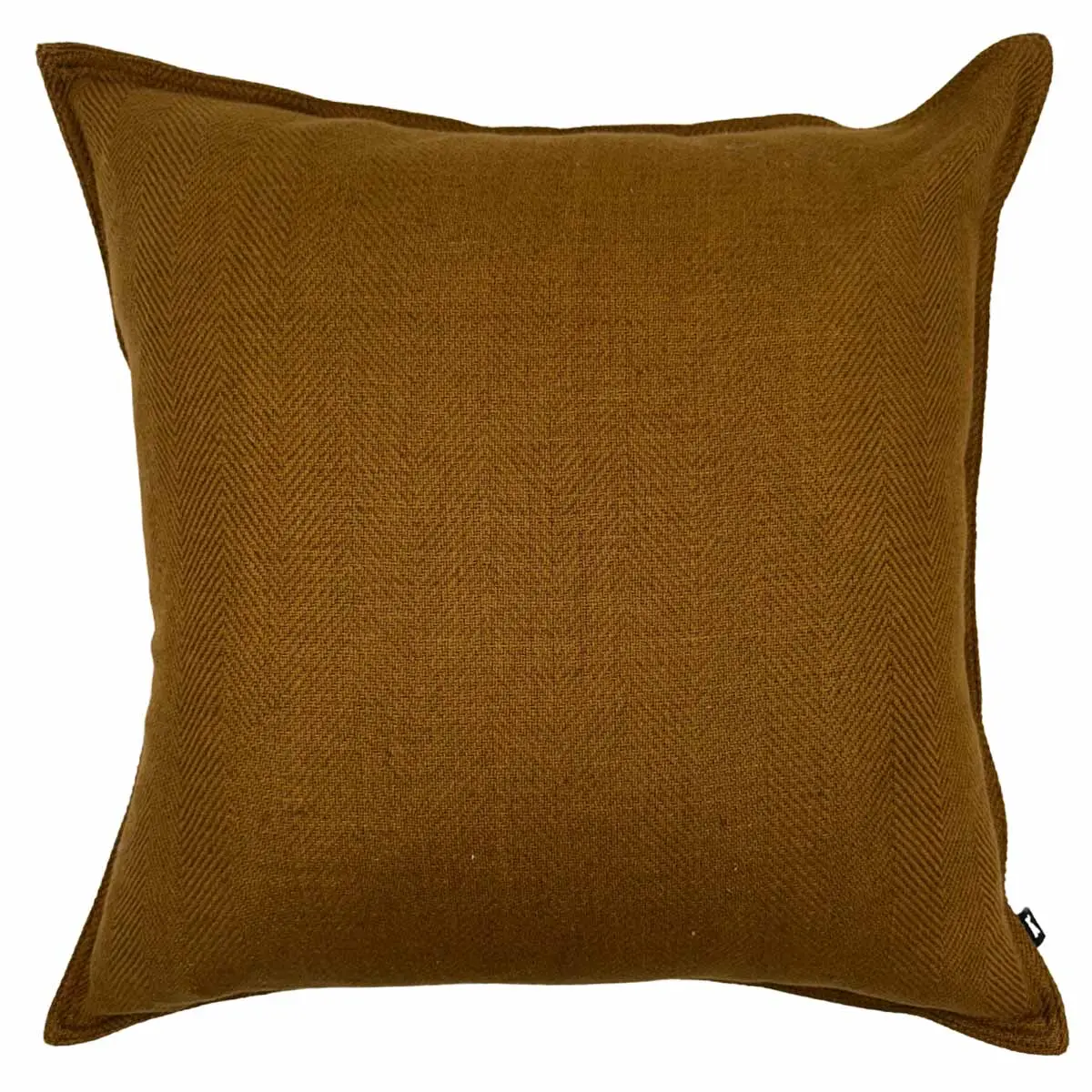 Putetrekk Herringbone 48x48cm brun