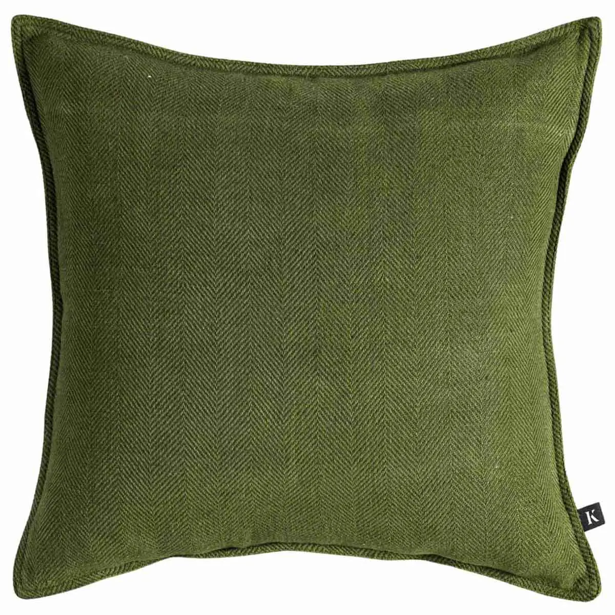 Putetrekk Herringbone 48x48cm grønn