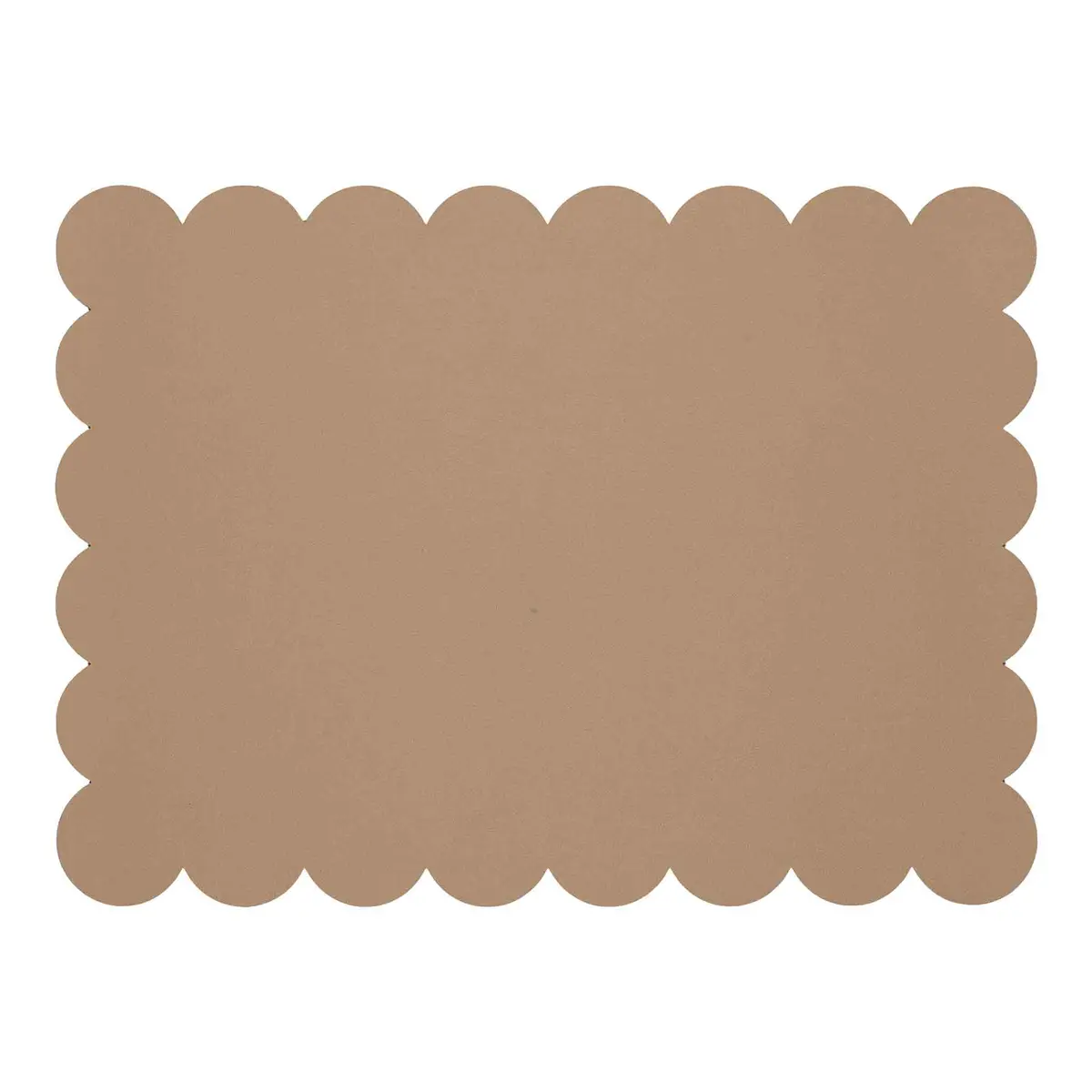 Dekkebrikke Scallop, beige