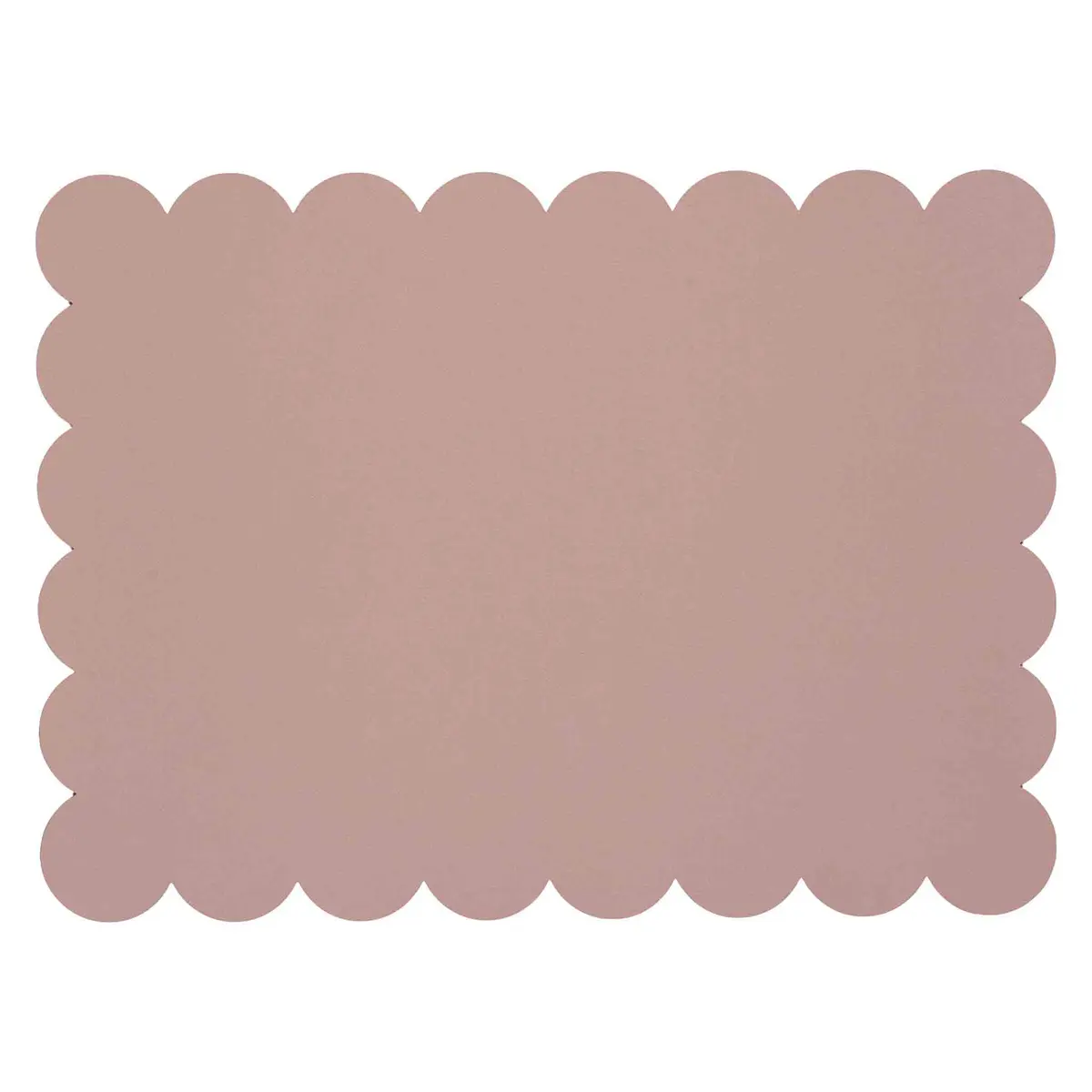 Dekkebrikke Scallop, rosa