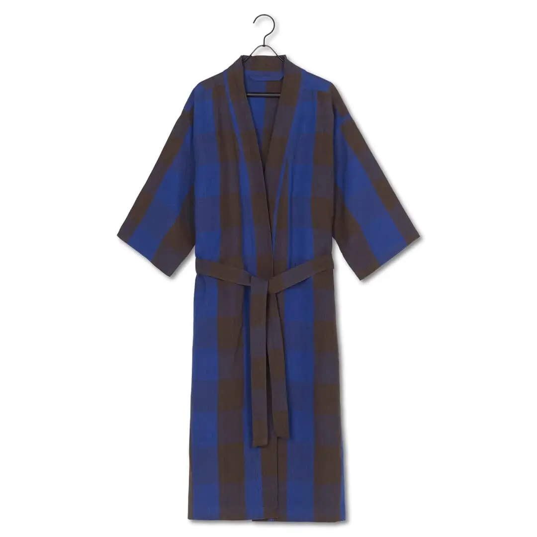 Morgenkåpe Field Chocolate/Bright Blue