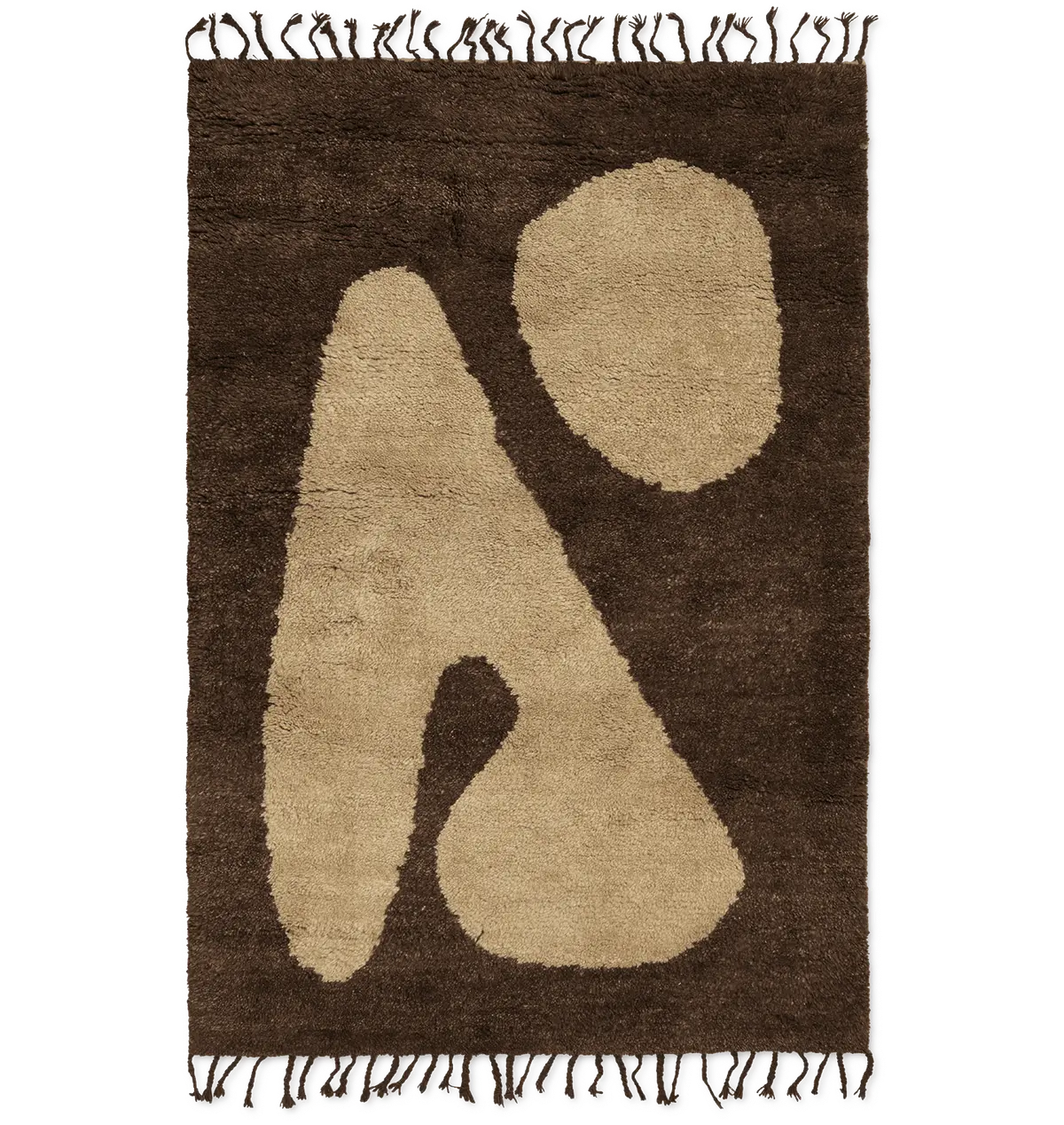 Gulvteppe Abstract Brown 120x180