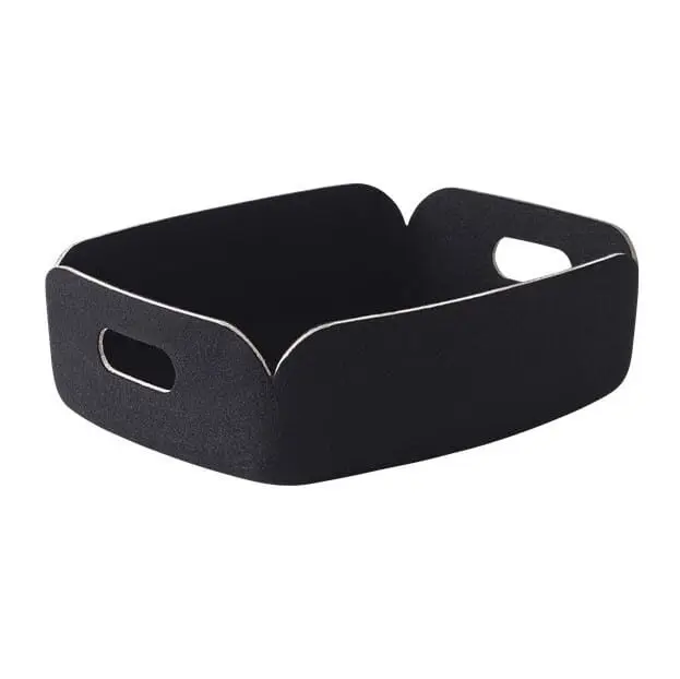 Restore Tray Black Mélange 40x31cm