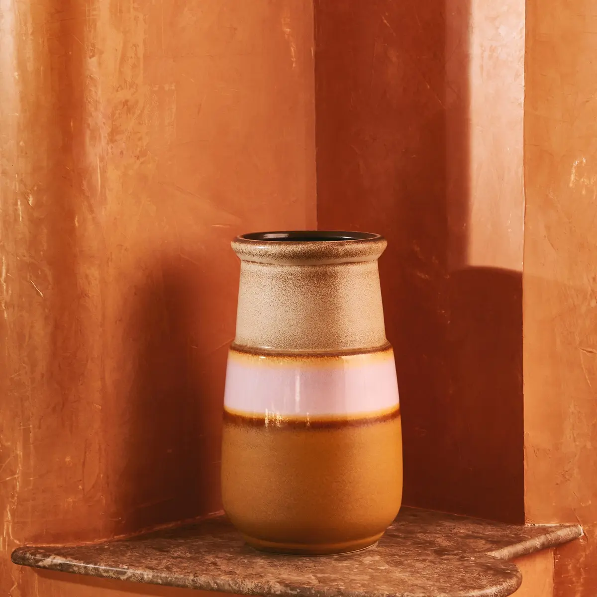 Vase Grand Floor Caramel H:43,5