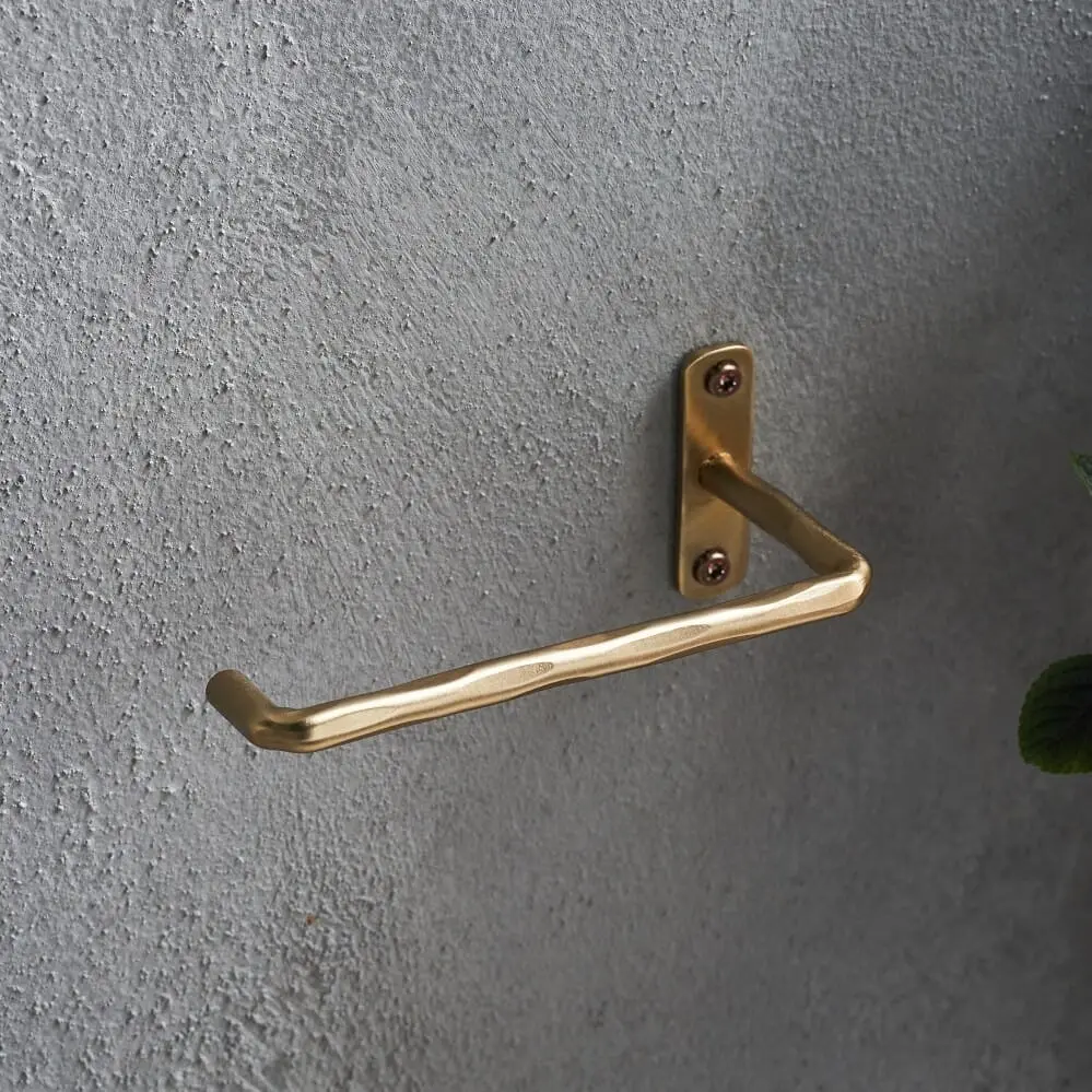 Toalettpapirholder Welo Børstet Messing