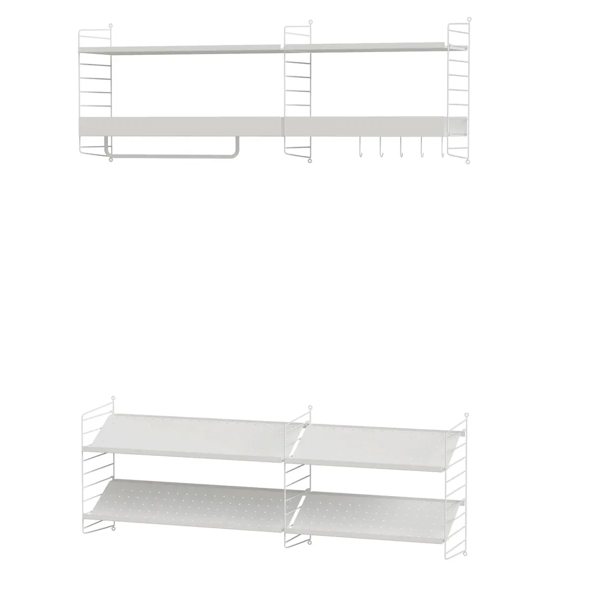String Garderobe 140x185 H