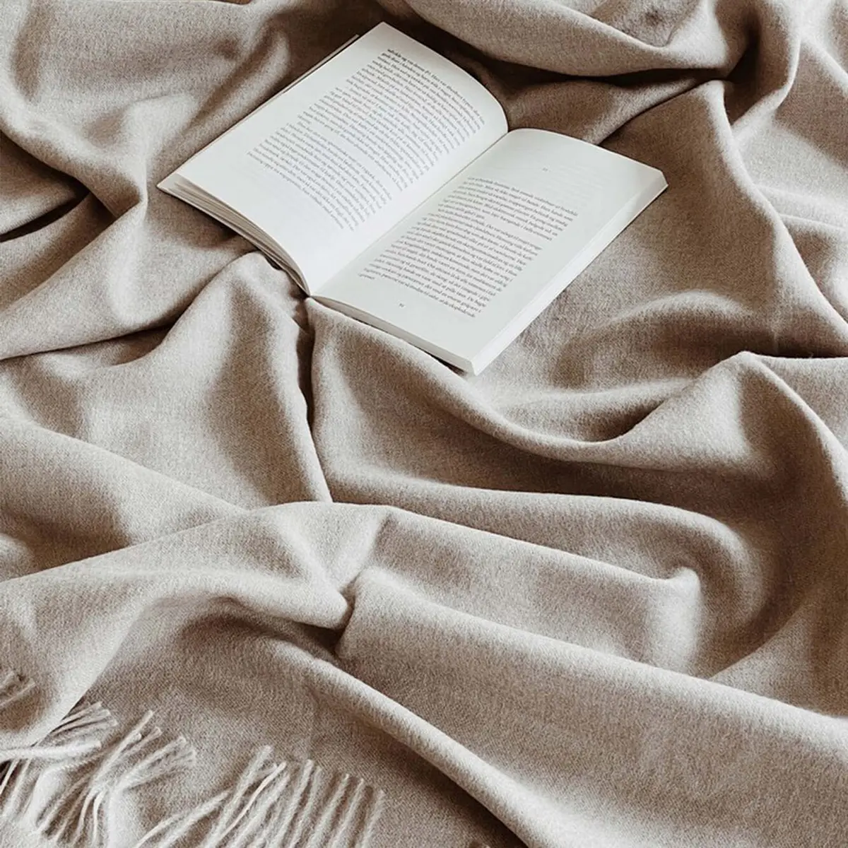 Alpakkapledd Classic Beige