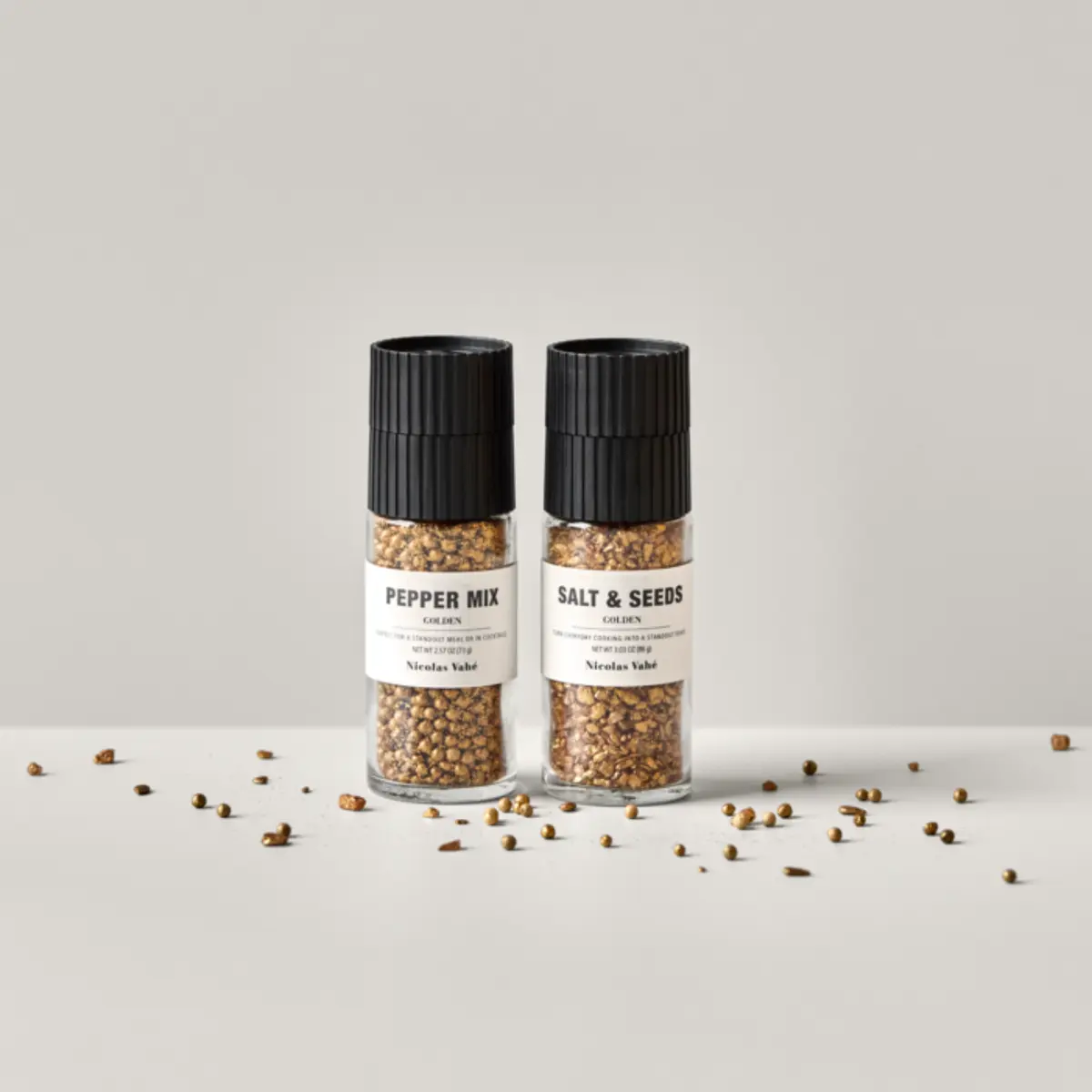 Gaveeske Golden Salt & Seeds og Golden Pepper Mix