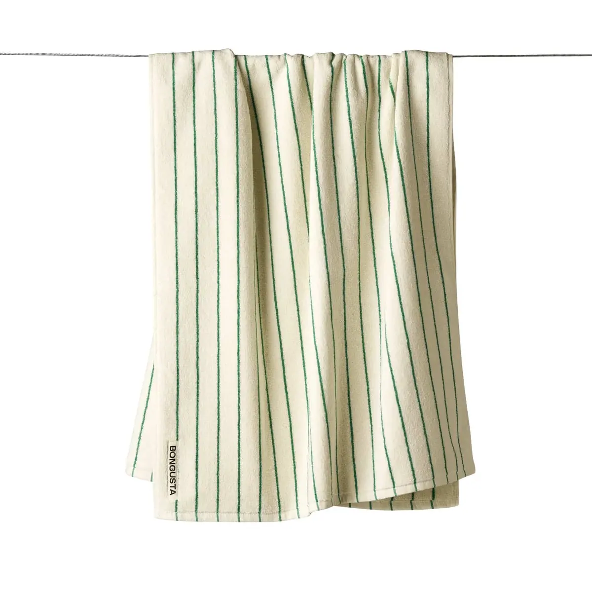 Badehåndkle Pure White & Grass 70x140