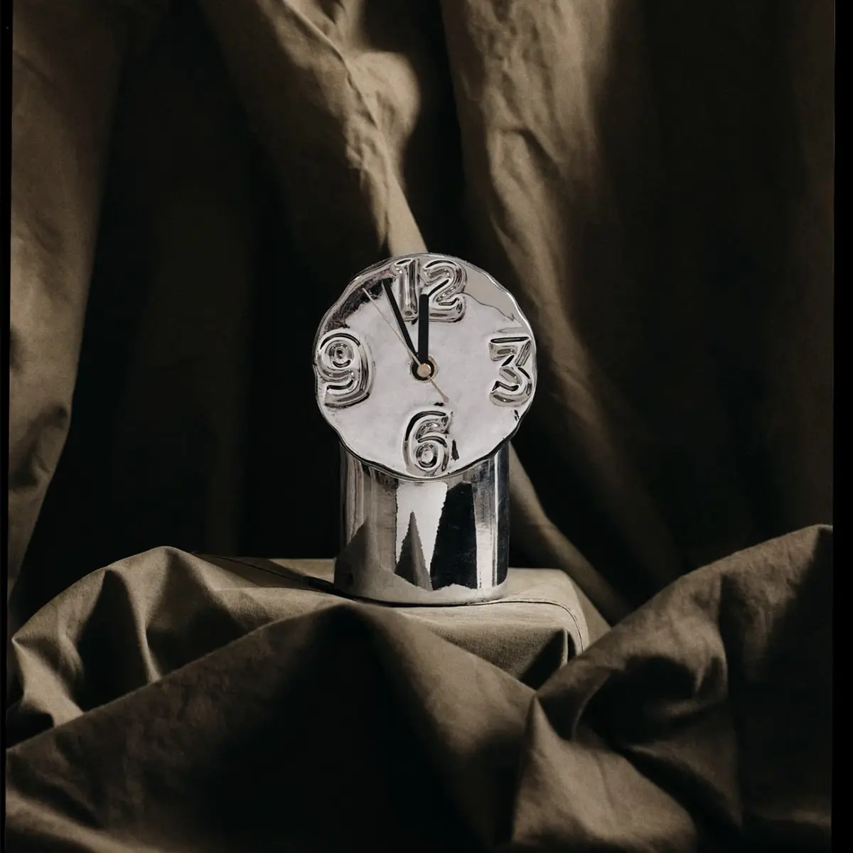Bordklokke Retro Chrome