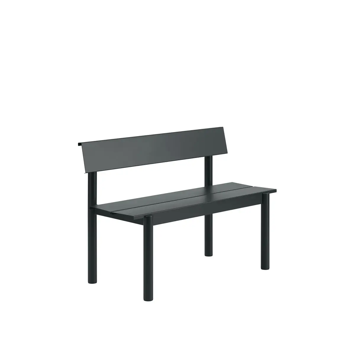 Utebenk Linear med Rygg 110