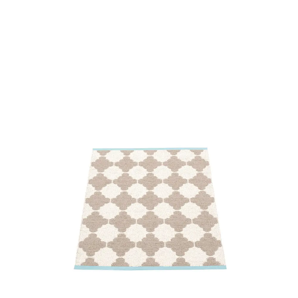 Marre Mud/Vanilla - Turquoise stripe