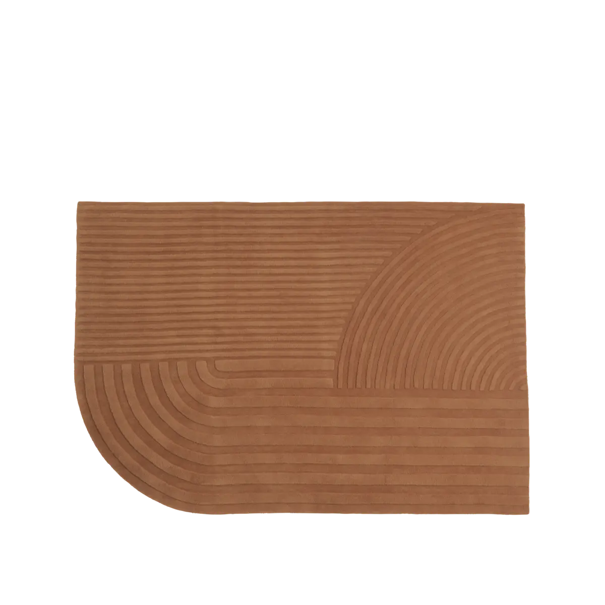 Gulvteppe Relevo Burnt Orange