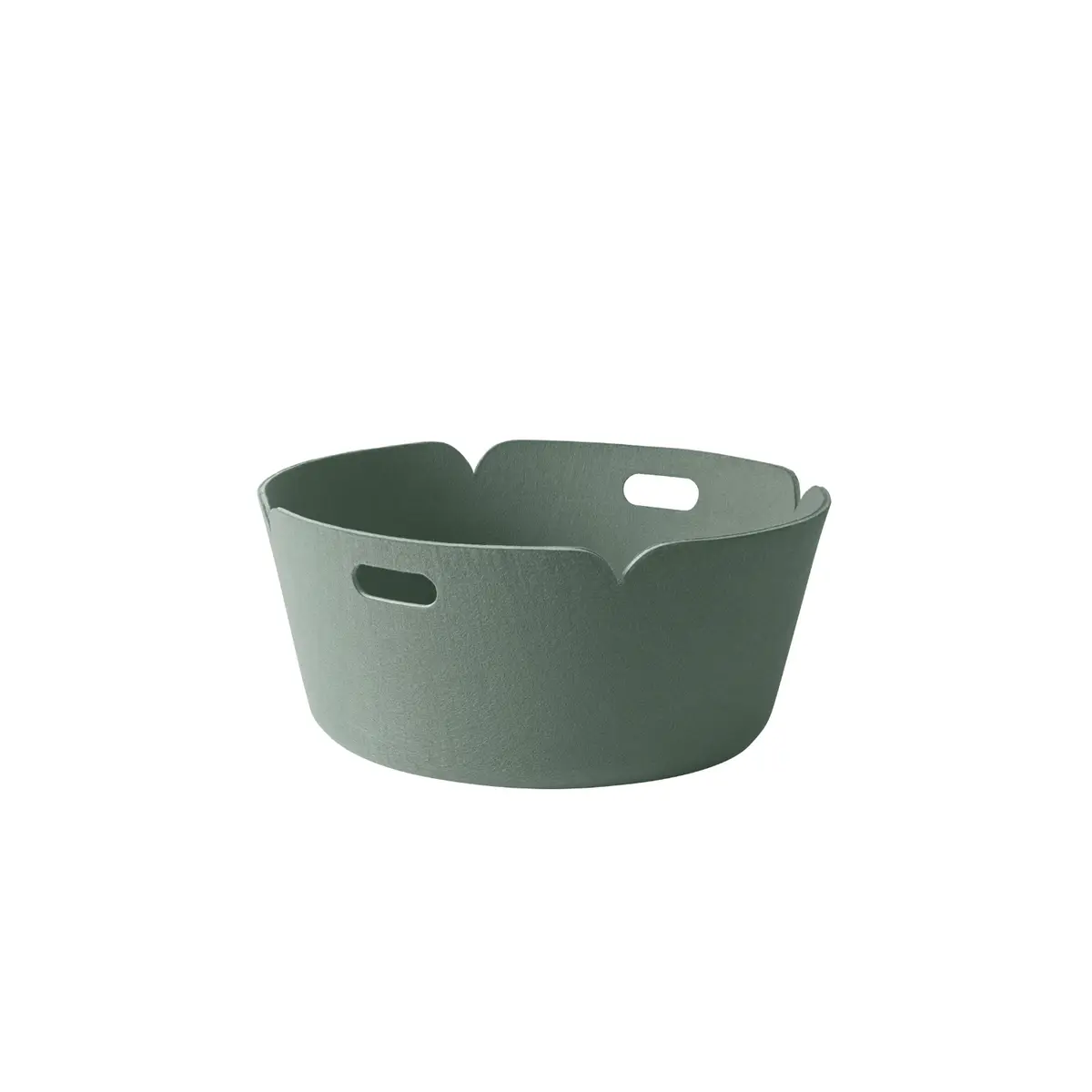 Restore Basket Round Dusty Green