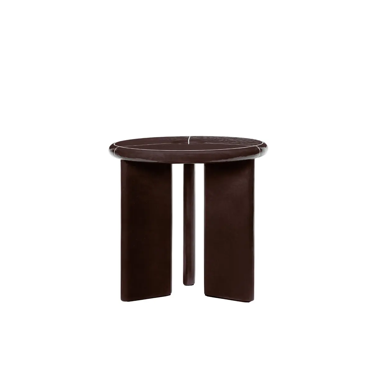 Sidebord Deya Ø47 Chestnut Brown