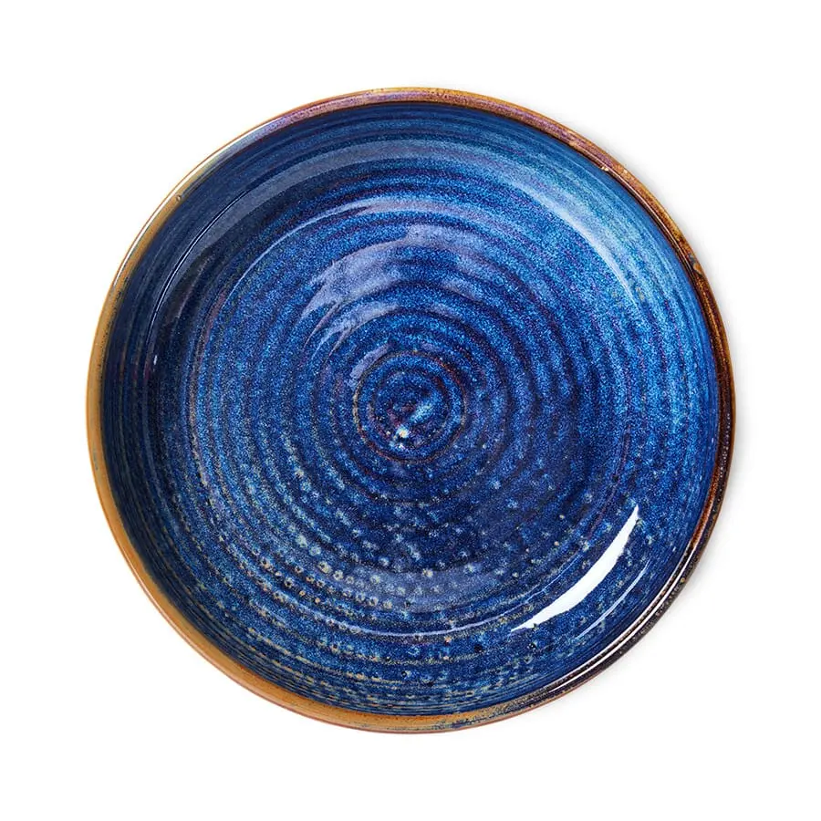 Dyptallerken M Chef Rustic Blue