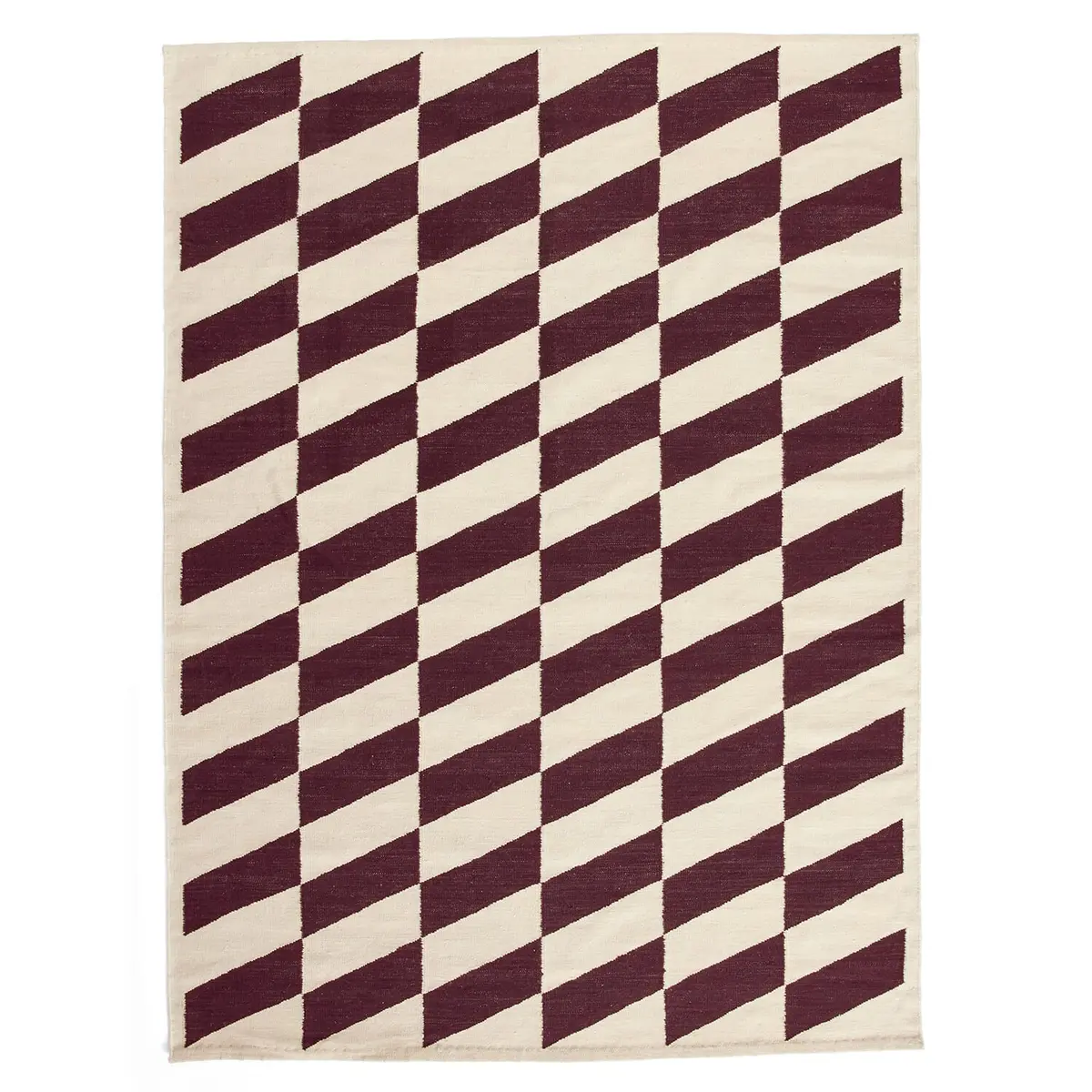 Gulvteppe Shift Kelim Burgundy