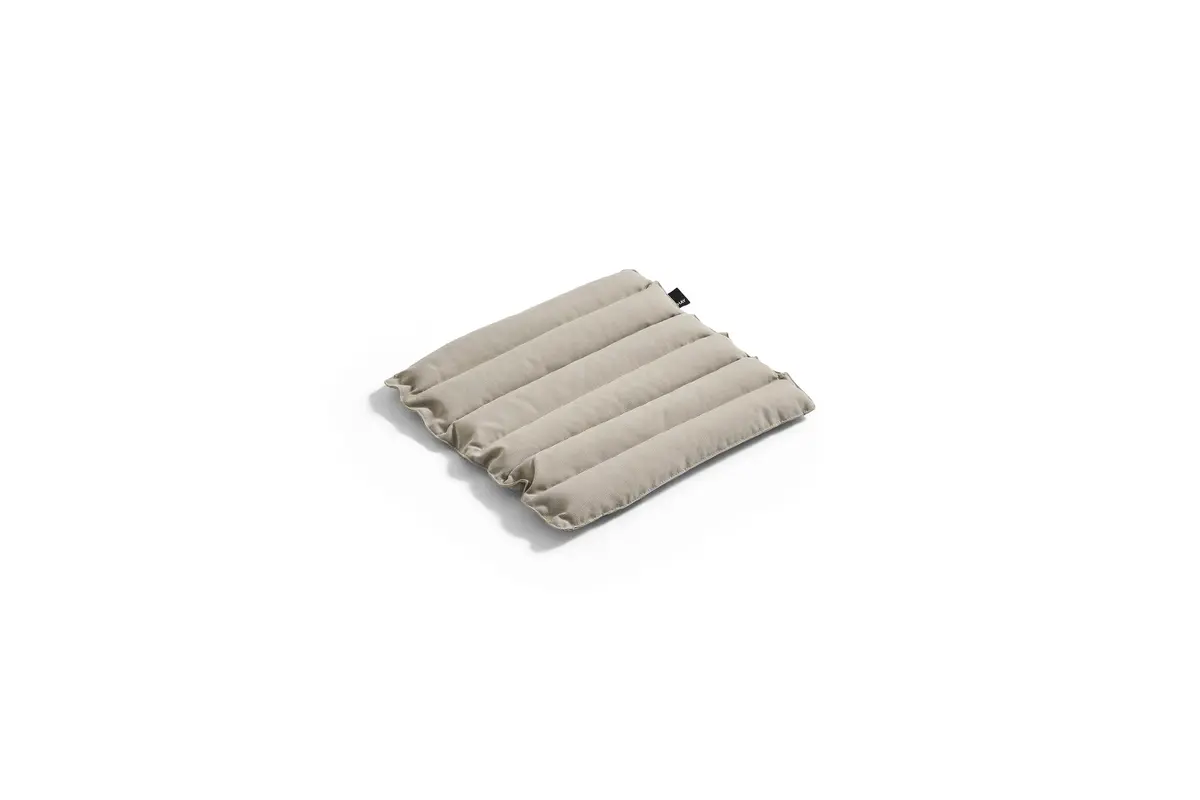 Quilted Seat cushion Stool Beige