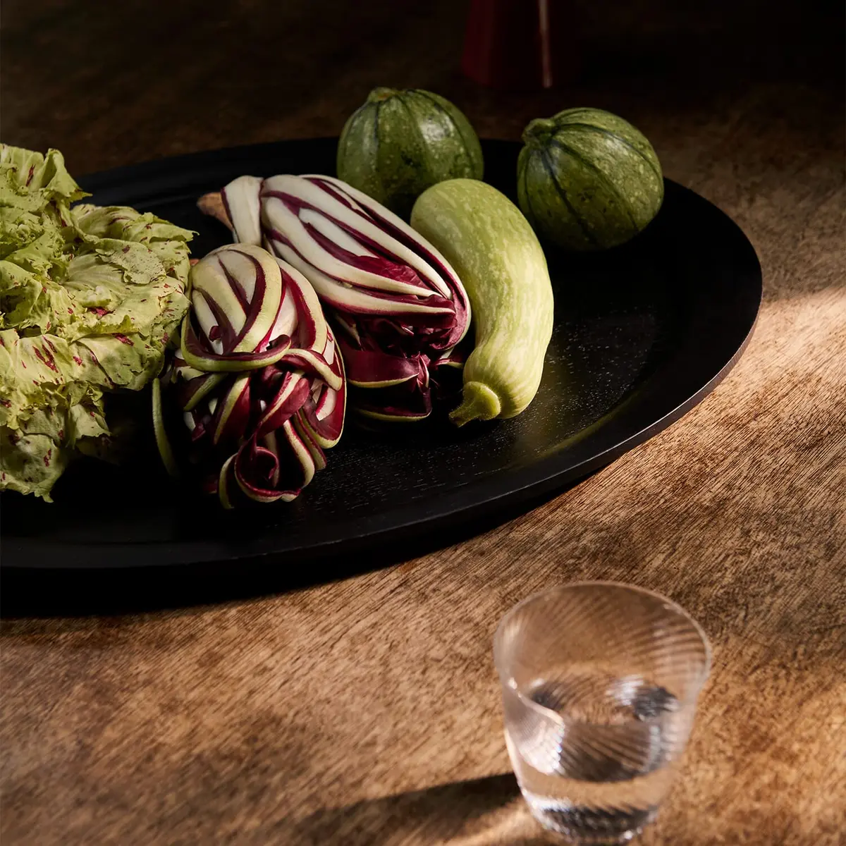Collect Tray SC64 Ø40 Black Laquered Oak