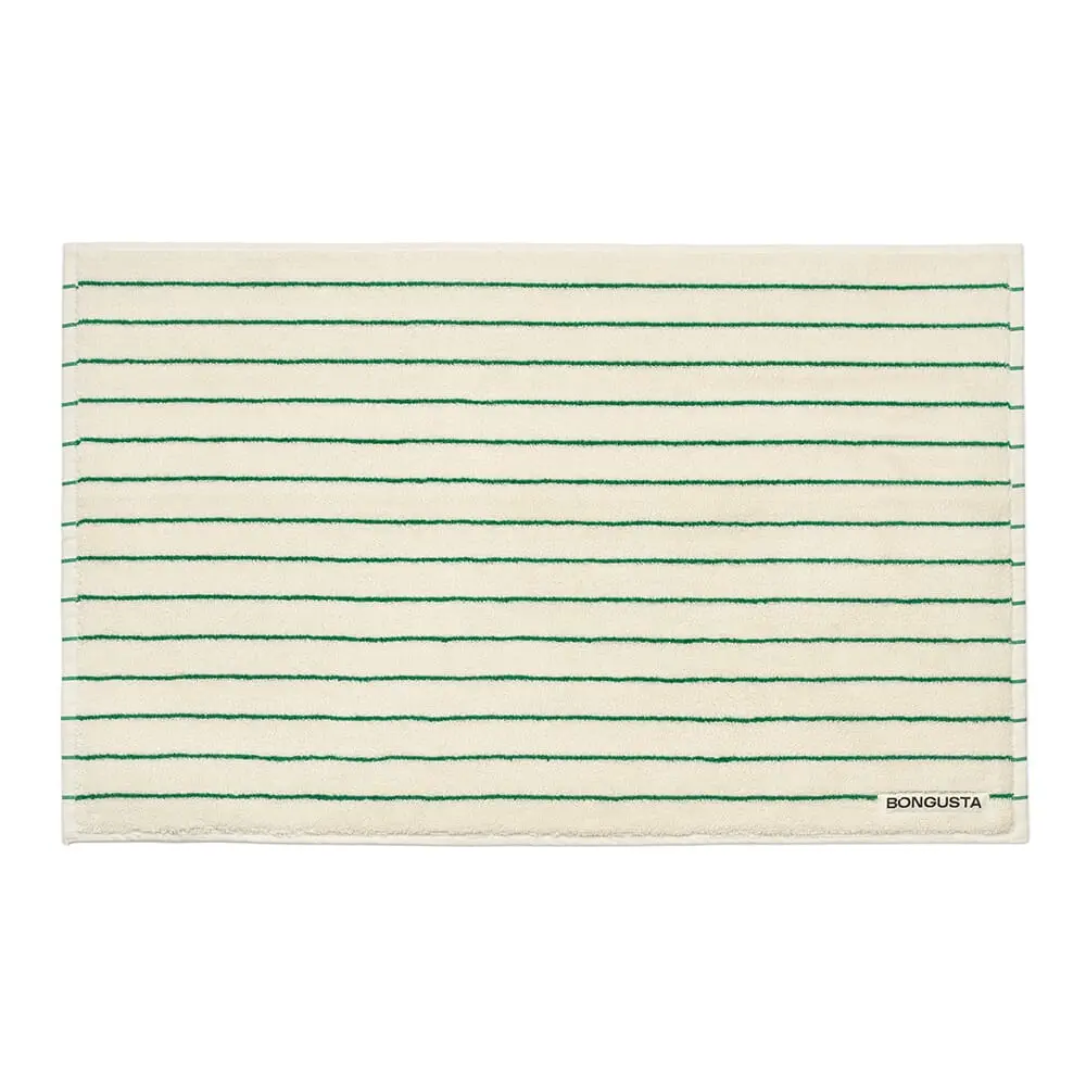Badematte Pure White & Grass 50x80