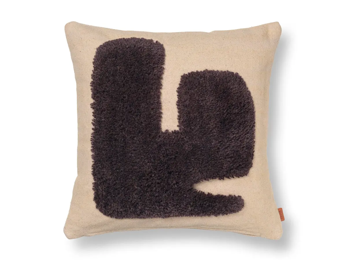 Pute Lay Sand/Dark Brown 50x50