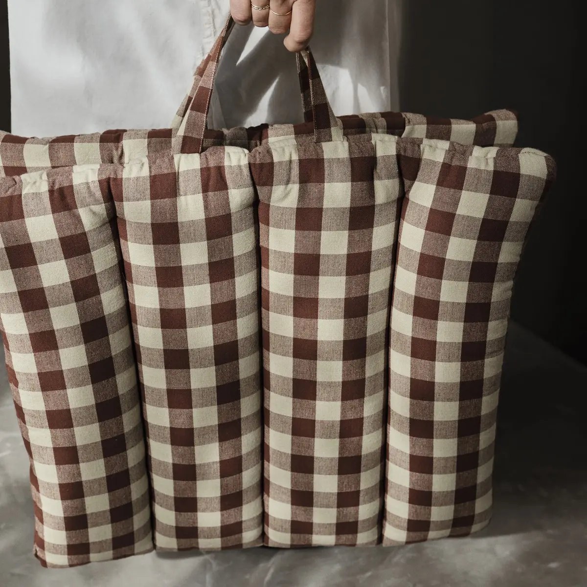 Madrass Cinnamon/Green 70x100