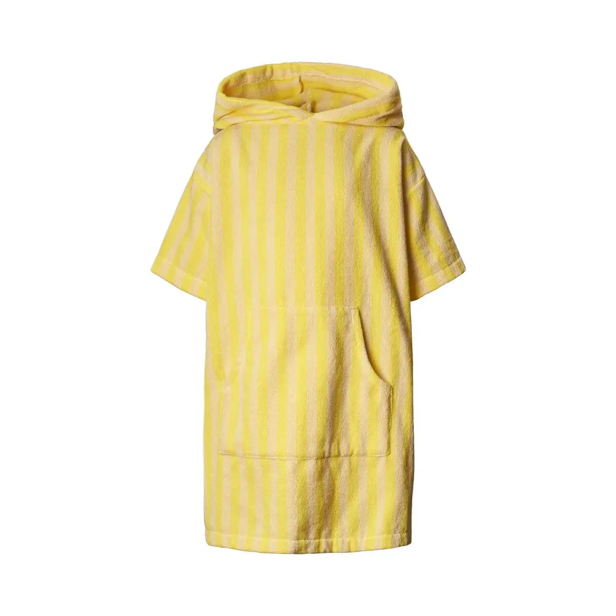 Badehåndkle Poncho Kids Pristine & Neon Yellow