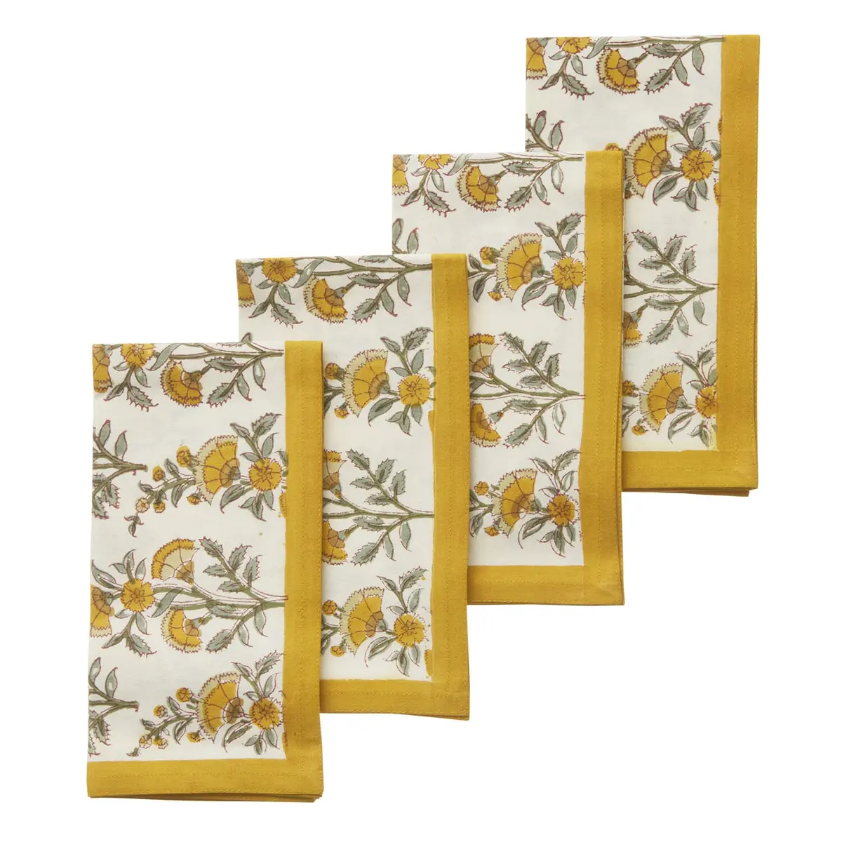 4 stk | Servietter Calla Honey