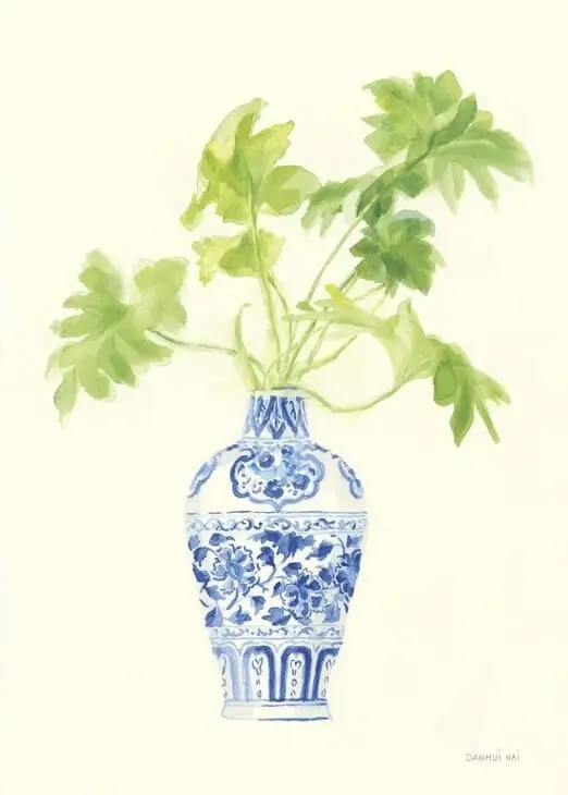 Poster Palm Chinoiserie III