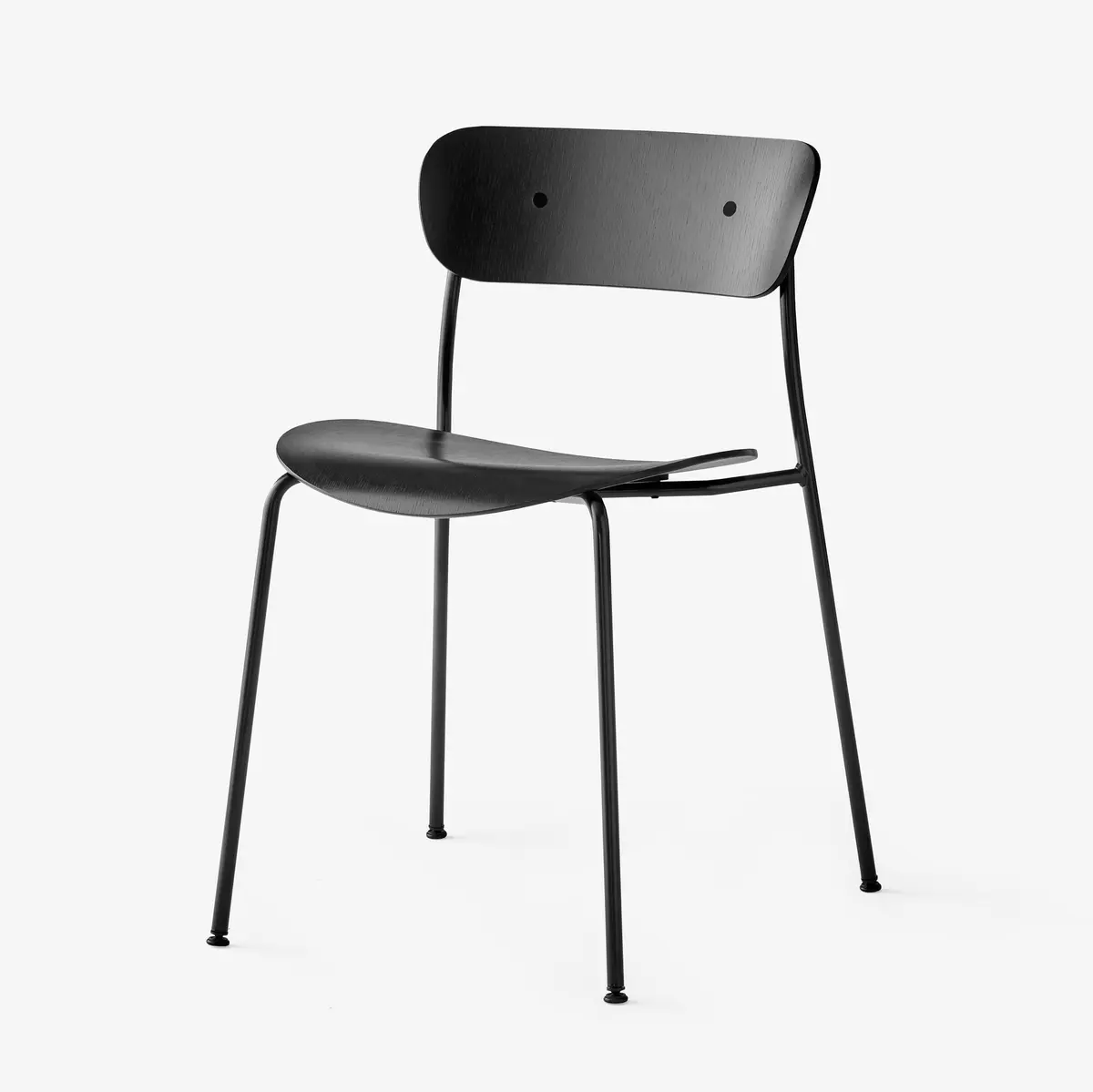 Pavilion Stol AV1 Svart Eik/Svart