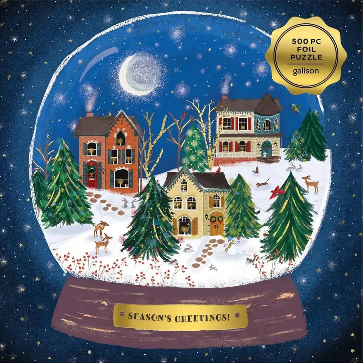 Puslespill Winter Snow Globe 500 pcs