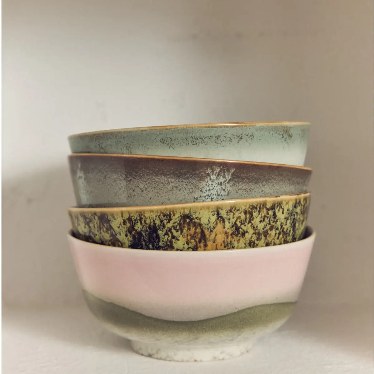 70s ceramics: ramen bowl, verge (set of 2)
