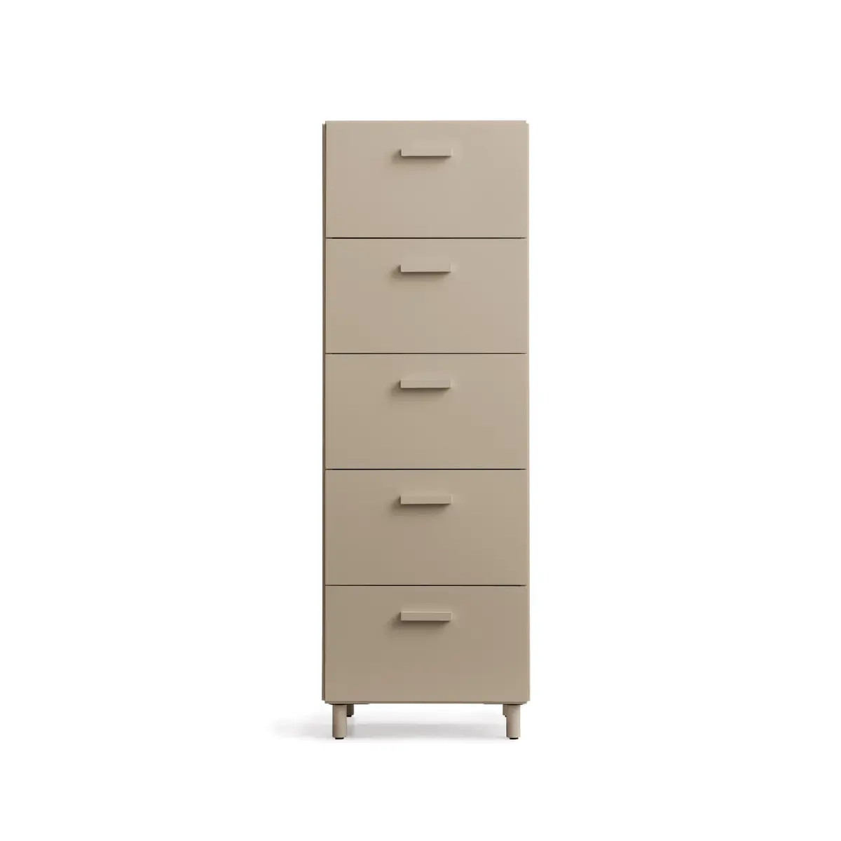 Relief Kommode Høy m/ben Beige