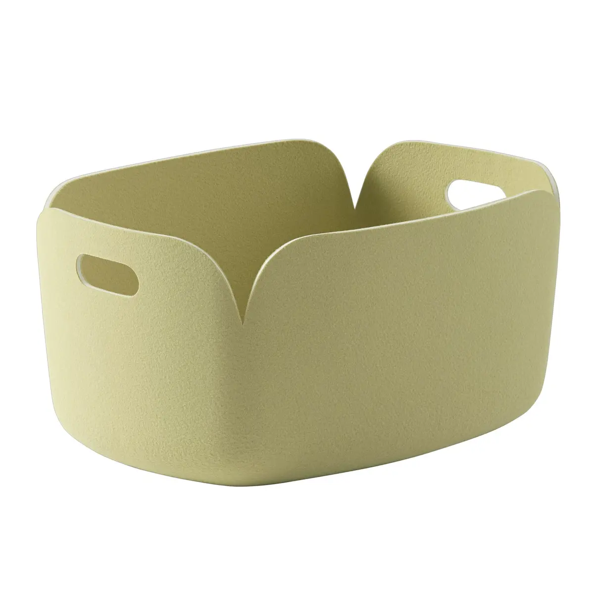 Restore Basket Beige Green 48x35cm