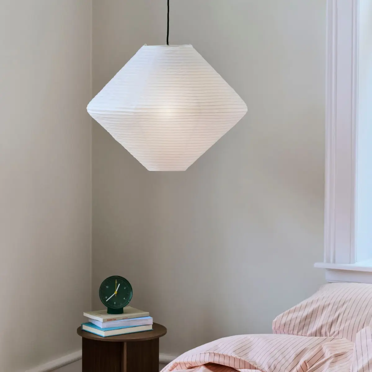 Rispapir Lampeskjerm Diamond Ø60
